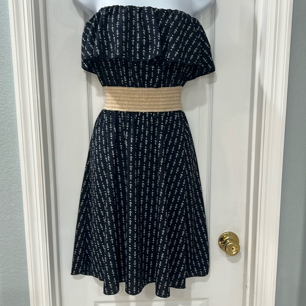 Nautical style casual midi dress by Ocean Drive Clothing Company